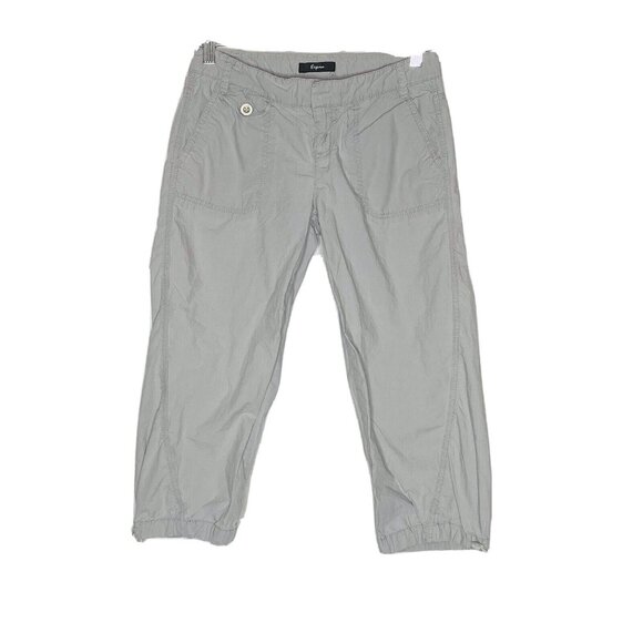 Express Gray Cropped Pants 0 - Picture 1 of 4